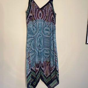Boho Paisley Midi Dress